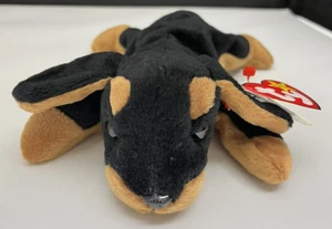 TY Beanie Baby - DOBY the Doberman Dog NEW - Picture 1 of 8