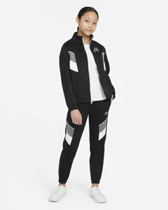 Nike Sportswear Older Kids' Tracksuit Girls Size M New - DA1115 010 - Picture 1 of 4