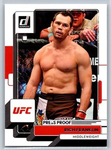 2023 Donruss UFC Rich Franklin Press Proof Silver Parallel #113