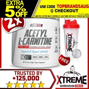 2 X EHPLABS ACETYL L-CARNITINE // HIGHEST QUALITY PHARMACEUTICAL GRADE TWIN PACK - Picture 1 of 1