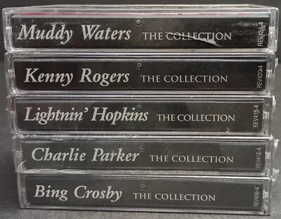 Revue Collection SEALED Cassettes, Muddy Waters Charlie Parker Lightning Hopkins - Image 1 of 4