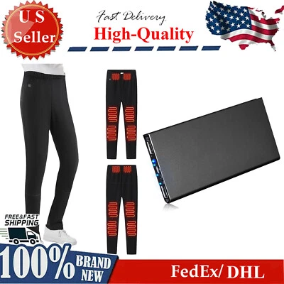 Брюки с подогревом/аккумулятором для мужчин и женщин - электрические брюки с подогревом USB 8 зон - Изображение 1 из 4