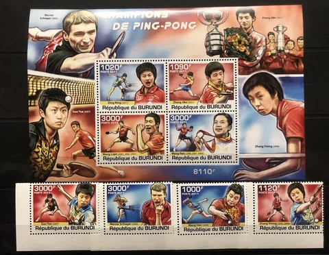 Table Tennis / Sport - Timbres - stamps Burundi - MNH** - Alb.10 Cover