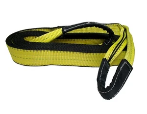 3" x 20' Tree Saver Tow Strap Sling 2-ply Reinforced ATV Jeep Recovery Eye & Eye - Picture 1 of 2
