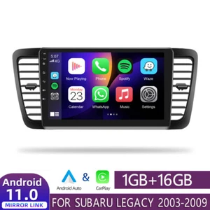 9" CarPlay For Subaru Legacy 2003-2009 Android 11 Car Radio Stereo GPS Navi BT - Picture 1 of 12