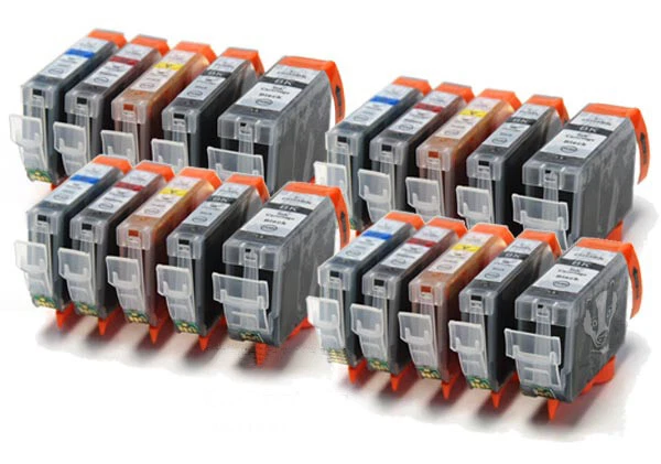 PGI-525 / CLI-526 - 20 kompatible Drucker Tintenpatronen PGI525 / CLI526 - Bild 1 von 1