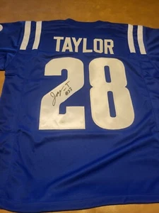 Jonathan Taylor Indianapolis Colts Signed Autographed Blue Jersey JSA COA - Picture 1 of 4