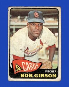 1965 Topps Set-Break #320 Bob Gibson LOW GRADE (crease) *GMCARDS*