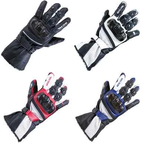 Richa Ravine Leather Summer Vented Motorcycle Race Gloves - Picture 1 of 2