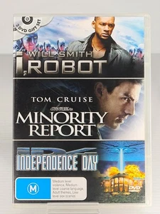 I Robot, Minority Report, Independence Day DVD Tom Cruise Will Smith - Picture 1 of 2