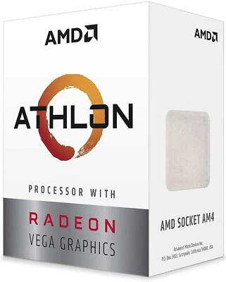 AMD Athlon 200GE 2-Core 4-Thread AM4 Socket Desktop Processor - Image 1 of 3