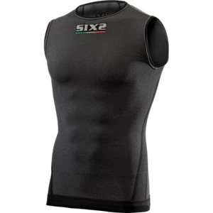 MAGLIA SMX SIX2 CANOTTIERA INTIMA 4 STAGIONI BLACK CARBON - Picture 1 of 1