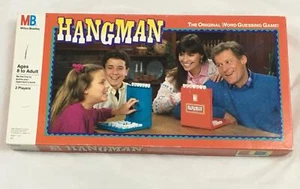 HANGMAN Vintage 1988 Milton Bradley Word Board Game COMPLETE - Bild 1 von 4