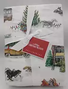Pottery Barn National Lampoon’s Christmas Vacation Queen Sheet Set NEW With Tags - Picture 1 of 1