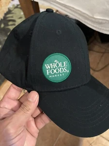 Whole Foods Market Employee Hat Cap Green Log Adjustable Strap Back Organic Uni - Picture 1 of 9