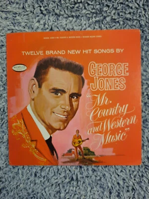 George Jones: Mr. Country and Western Music. 1965 MS-3046 Vinyl Record Album LP - Imagem 1 de 4