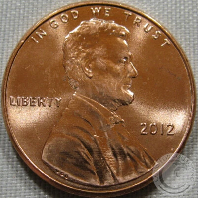 2012-P UNC LINCOLN SHIELD PENNY BELA MOEDA **FAÇA UMA OFERTA** - Imagem 1 de 3