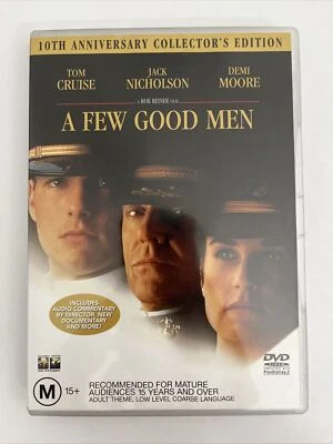 A Few Good Men (DVD, 1992) Tom Cruise, Jack Nicholson, Demi Moore. Region 4 NEW - Image 1 of 2