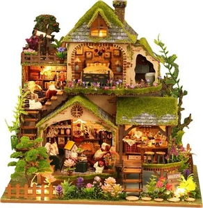Miniature House Kit Dollhouse Kit Miniature Kit DIY Mini House Building Kit - Picture 1 of 5