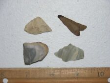 Hand scrapers early man paleolithic acheulean tools Africa (lot of 4) S60
