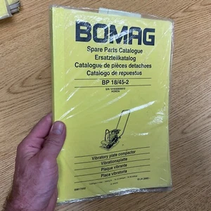Bomag BP 18/45-2 PARTS CATALOG MANUAL BOOK LIST Plate Compactor Vibratory HONDA - Picture 1 of 4