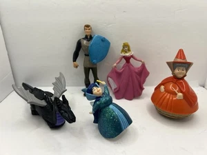 Disney Verschiedenes lose Konvolut 5 Dornröschen Figuren nicht übereinstimmend wie abgebildet - Bild 1 von 9