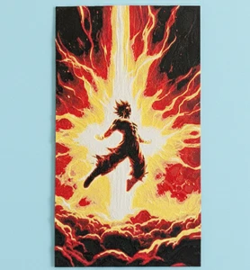 Dragon Ball Z Son Goku 3D | Mural Hueforge | Anime decoración de pared regalo - Imagen 1 de 4