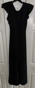 SAINTS 21 BLACK 1 PIECE SLEEVELESS PANTSUIT SIZE XS - Picture 1 of 5