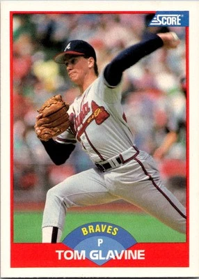 Tom Glavine 1989 Score #442 Atlanta Braves - Image 1 of 2