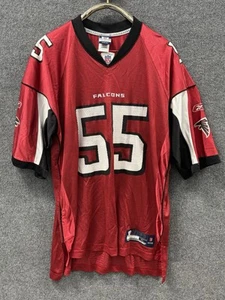 Camiseta Reebok NFL Atlanta Falcons John Abraham #55 Roja Unisex Talla XL - Imagen 1 de 16