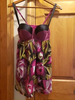 Missoni para boneca bebê Target feminina lingerie média roxa verde e preta - Imagem 1 de 4