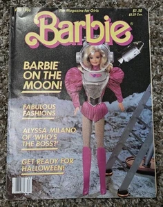 Vintage The Magazine for Girls fall of 1986 Barbie on the Moon Fashion - Imagen 1 de 5