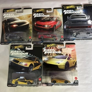 2025 Hot Wheels Fast And Furious Complete Set Of 5 Cars - Picture 1 of 7