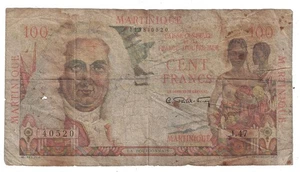 Martinique - ND (1947-49) 100 Francs Banknote (P-31) - Photo 1/2