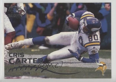 1998 Pacific Paramount Silver Cris Carter #126 HOF - Image 1 of 2