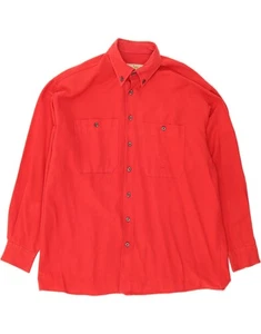 CAMEL Mens Shirt Large Red DI03 - Picture 1 of 3