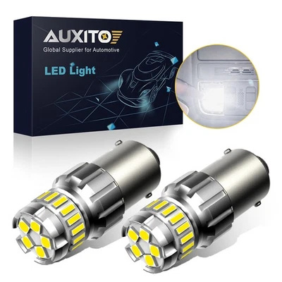 Светодиодные лампы для указателей поворота AUXITO 1156 супербелые антигипервспышка CANBUS EH - Изображение 1 из 4