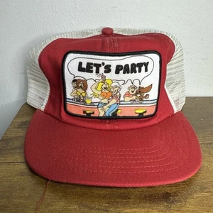 Vintage Let’s Party Parody Funny Trucker Hat Made In USA - Picture 1 of 3
