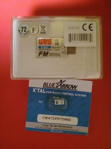 NOS GWS 6CH 72MHz R-6NII Naro Type /  RX 14 Blue Arrow Xtal - Picture 1 of 3