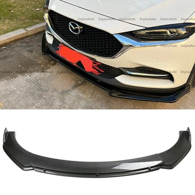For Mazda Mx-5 miata Universal Front Bumper Lip Spoiler Splitter Carbon Fiber Foto 1 de 4