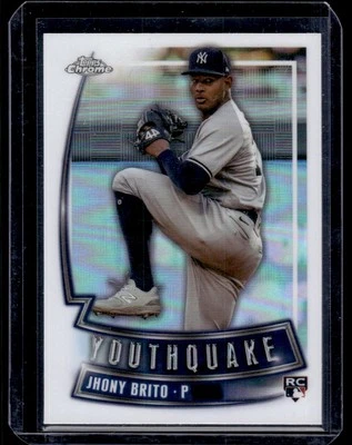 2023 Topps Chrome Update Youthquake Jhony Brito New York Yankees #YQ-59 - Image 1 of 2