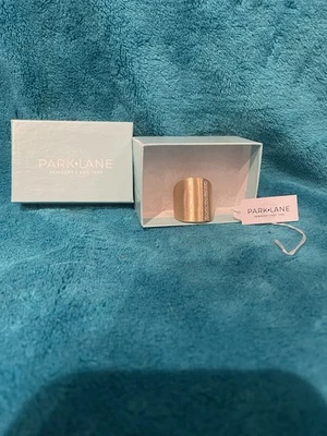 Classy Park Lane Reese Ring; Size 9, Matte Gold. NIB - Image 1 of 4