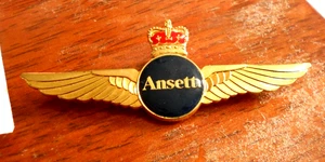 ANSETT AUSTRALIAN AIRLINES PILOTS WING BADGE - Bild 1 von 4