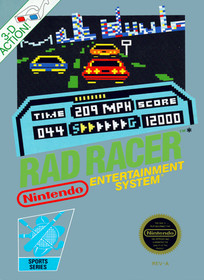 NES - Rad Racer [5 Screw] - Loose - Played 7.0 - As Seen On Live