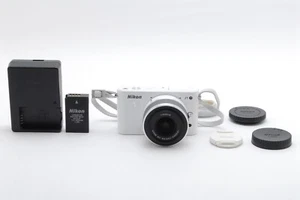 [MINT] Nikon 1 J1 White Digital Camera 10-30mm F3.5-5.6 VR Lens w/Strap Japan - Picture 1 of 9