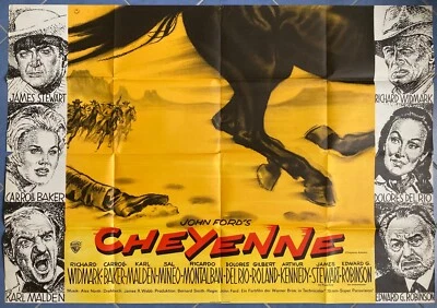 DIN A0 - Großplakat Cheyenne  Richard Widmark  Janes Stewart  John Ford - Bild 1 von 2