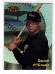 1998 Bowman's Best refractor: Darnell McDonald Baltimore Orioles 151/400 - Picture 1 of 2