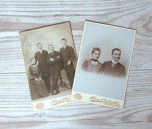 Cartoline Fotografiche Antiche Fotografia Vintage Retrò Ritratto Donna Uomo Bambino Collezione - Foto 1 di 9