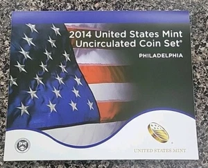 2014 PHILIDELPHIA AND DENVER UNIITED STATES MIN UNCIRCULATED COIN SET FREE SHIP - Picture 1 of 6