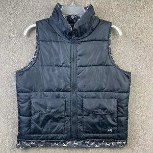 Tommy Girl Tommy Hilfiger Blue Puffer Vest Full Zip Pockets Girl’s Size L - Picture 1 of 6